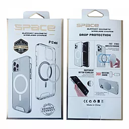 Чехол Space MagSafe Drop Protection для Apple iPhone 11 Pro Max Transparent - миниатюра 2