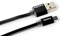 USB Кабель Remax Qucik Charge and Data Cable for micro usb RE-005m Black - мініатюра 2