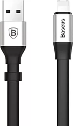 Кабель USB Baseus Nimble Portable 0.23M Lightning Cable Silver (CALMBJ-0S)