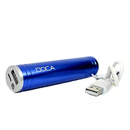 Мобільна батарея DOCA D536B 2600mah Blue