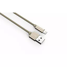 Кабель USB LDNio Lightning round 2.1A Gold (LS08) - миниатюра 4