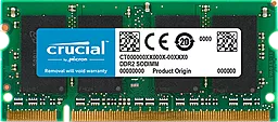 Оперативная память для ноутбука Crucial 2GB DDR2 800 MHz SO-DIMM (CT25664AC800.Y16F_)