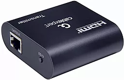 Видео удлиннитель Cablexpert HDMI + RJ-45 v1.3 1080p 60hz Cat 6 LAN 60m black (DEX-HDMI-03) - миниатюра 5