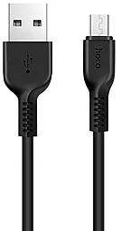 Кабель USB Hoco X20 Flash micro USB Cable Black