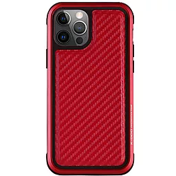 Чехол K-DOO PC+TPU+Metal MARS Series для Apple iPhone 13 Pro (6.1") Carbon Red