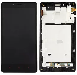 Дисплей Xiaomi Redmi Note с тачскрином и рамкой, Black