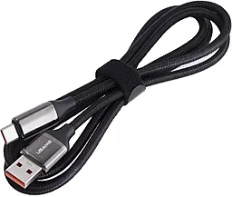 Кабель USB Usams Digital Display SJ544 U78 66w 6a 1.2m USB Type-C cable black - миниатюра 2