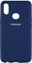 Чехол Epik Silicone Cover Full Protective (AA) Samsung A107 Galaxy A10s Midnight Blue