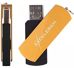 Флешка Exceleram 16GB P2 Series USB 3.1 (EXP2U3GOB16) Gold - миниатюра 3