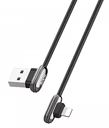 Кабель USB Hoco U60 Soul Secret Lightning Cable Metal Gray - миниатюра 2