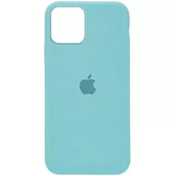 Чехол Silicone Case Full для Apple iPhone 12, iPhone 12 Pro Ice aquamarine
