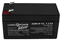Акумуляторна батарея Logicpower 12V 1.3 Ah Silver (LP 12 - 1.3 AH Silver) AGM
