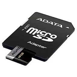 Карта памяти ADATA microSDHC 16GB Class 10 UHS-I U3 + SD-адаптер (AUSDH16GUI3CL10-RA1) - миниатюра 2