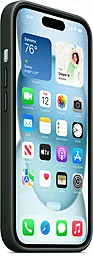 Чехол Apple FineWoven Case with MagSafe for Apple iPhone 15 Plus Evergreen - миниатюра 3
