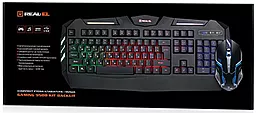 Комплект (клавиатура+мышка) REAL-EL Gaming 9500 Kit (EL123100029) Black - миниатюра 11