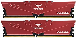 Оперативная память Team 8 GB (2x4GB) DDR4 2666 MHz T-Force Vulcan Z Red (TLZRD48G2666HC18HDC01)