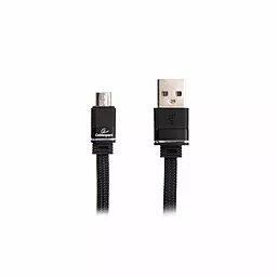 Кабель USB Cablexpert Premium 2.4A micro USB Cable Black (CCPB-M-USB-10BK)