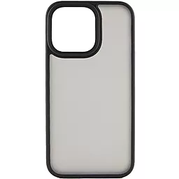 Чехол Epik TPU+PC Metal Buttons для Apple iPhone 14 (6.1") Черный