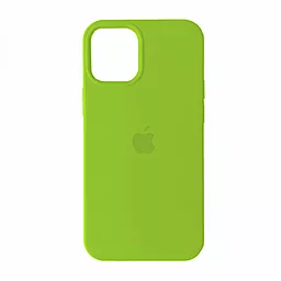 Чехол Silicone Case Full для Apple iPhone 15 Pro Max Party green