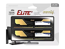 Оперативна пам'ять Team DDR4 16Gb (2x8GB) 2400Mhz Elite Plus Black (TPD416G2400HC16DC01) - мініатюра 3