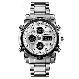Часы наручные SKMEI 1389SI  Silver-Silver