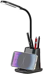 Беспроводное (индукционное) зарядное устройство XO WX032 25W 3 in 1 USB-A-C Black - миниатюра 2