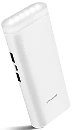 Повербанк ColorWay Flashlight (CW-PB110LIB2W-F) 11000mAh White - миниатюра 2