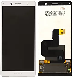 Дисплей Sony Xperia XZ2 Compact (H8314, H8324, SO-05K) с тачскрином, оригинал, Silver