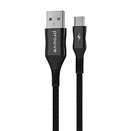 Кабель USB Proove Braided Scout 12w micro USB/USB-A cable Black (CCBS20001301)