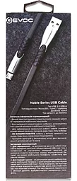 Кабель USB Evoc Noble Series 2.5A micro USB Cable Black - миниатюра 4