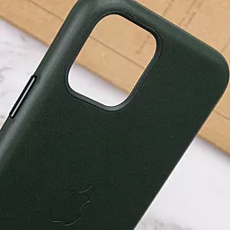 Чехол Apple Leather Case Full for iPhone 11 Shirt Green - миниатюра 6