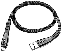 Кабель USB Hoco U70 Splendor micro USB Cable Dark Gray - миниатюра 4