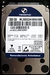 Жесткий диск Mediamax 300GB 10000rpm (WL300GSA64RA100B) Refurbished