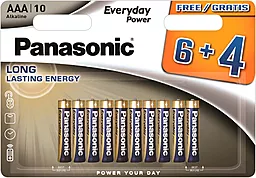 Батарейка Panasonic AAA (R03) Everyday Power 10шт (LR03REE/10B4F)