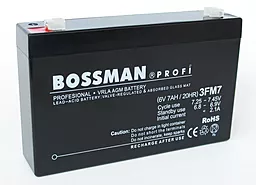 Аккумуляторная батарея Bossman Profi 6V 7Ah (3FM7)