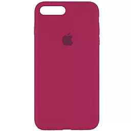 Чохол Silicone Case Full для Apple iPhone 7 Plus, iPhone 8 Plus Rose Red