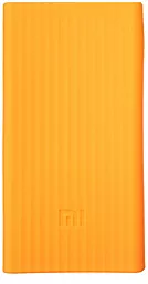 Силиконовый чехол для Xiaomi Силиконовый чехол для MI Power bank 20000 mAh Orange Ribbed - миниатюра 2