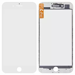 Корпусне скло дисплея Apple iPhone 7 Plus (з OCA плівкою) with frame (original) White