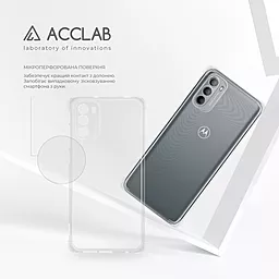 Чехол ACCLAB Shockproof для Motorola Moto G31 Transparent - миниатюра 5