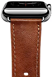 Сменный ремешок для умных часов Apple Watch iCarer Classic Genuine Leather Series Watchband - 42mm Brown - миниатюра 5