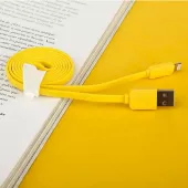 Кабель USB Baseus Lightning String flat Yellow - миниатюра 3