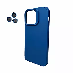 Чехол Cosmic Silky Cam Protect для Apple iPhone 15 Blue
