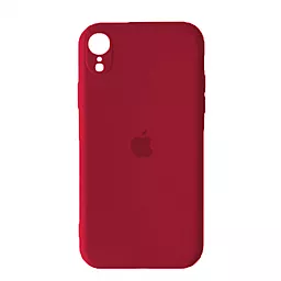 Чехол Silicone Case Full Camera Square для Apple iPhone XR  Rose