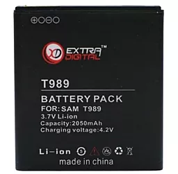 Акумулятор Samsung T989 Galaxy S2 / EB-L1D7IBA / DV00DV6122 (2050 mAh) ExtraDigital