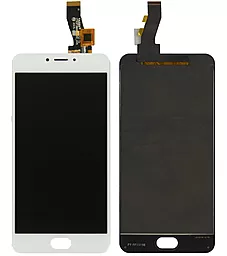 Дисплей Meizu M3, M3 mini (M688) с тачскрином, White