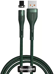 Кабель USB Baseus Zinc Magnetic 2.4A Lightning Cable Green (CALXC-K06)