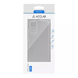 Чехол ACCLAB TPU для Xiaomi Redmi Note 11 4G Transparent - миниатюра 2