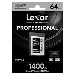 Карта памяти Lexar 64GB 1400X Professional (LXQD64GCRBEU1400) - миниатюра 2