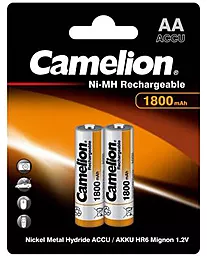 Аккумулятор Camelion AA 1800mAh Ni-MH 2шт R6-2BL (NH-AA1800BP2)