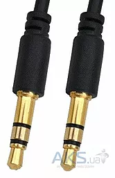 Аудио кабель TCOM Standart AUX mini Jack 3.5mm M/M Cable 3 м black